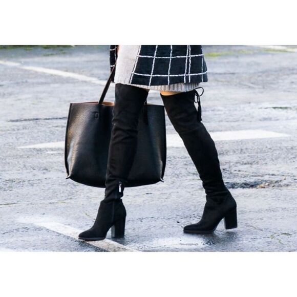 Marc Fisher Alinda over the knee boot in gray - Picture 13 of 13